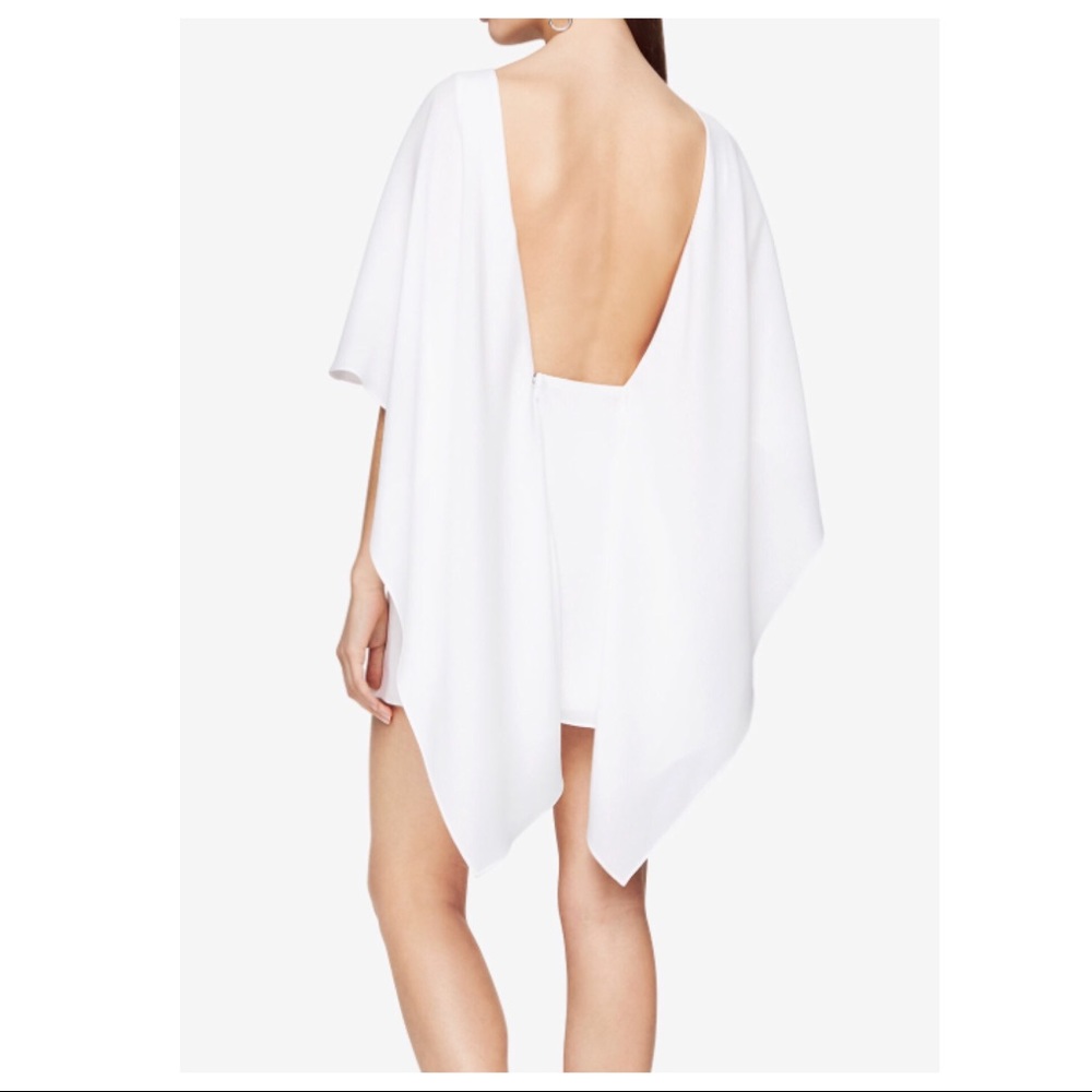 ๐Brand New๐ BCBGMaxazria White Jamey Cape โฆ - Picture 3 of 5